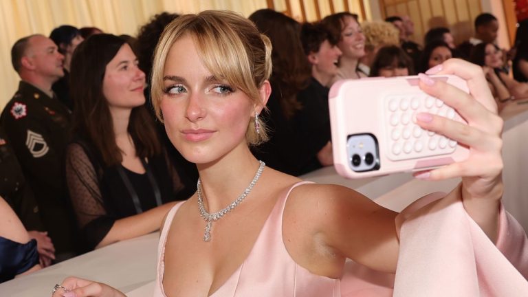 Mckenna Grace Keeps the Princess Pink Nails Trend Alive at Oscars 2026