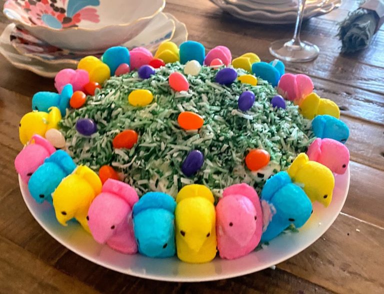 Peep Cake For Easter | Stroller in the City