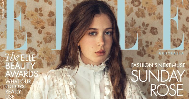 Sunday Rose Proves She’s Simply Not Model Material on the Cover of ELLE Australia