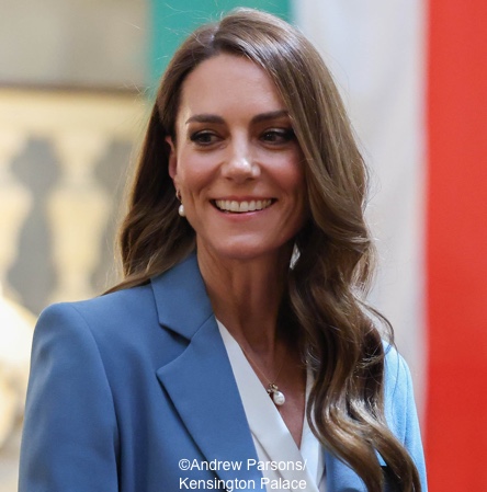 The Princess in British Brands for Italy Trip Day One – What Kate Wore
