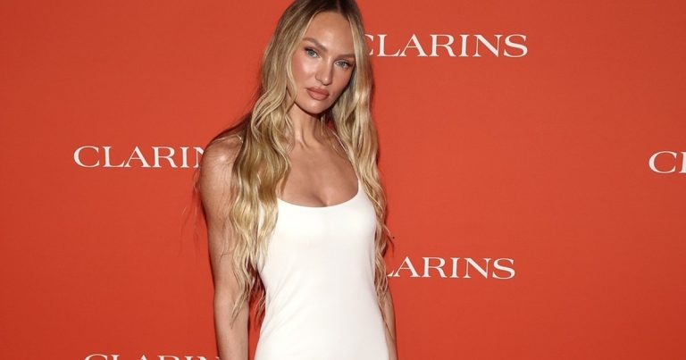 Candice Swanepoel’s Skimpy Bodysuit Puts Her Sun-Kissed Curves on Display