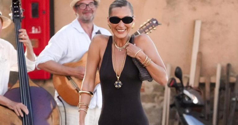 Bella Hadid’s Victoria’s Secret Babydoll Micro Minidress Is Giving Lingerie