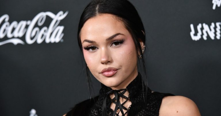 Maggie Lindemann Drops Jaws With Wildly Plunging Dress in New Mirror Selfie