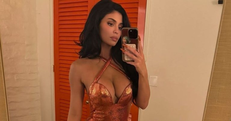 Kylie Jenner’s $350 Khy Gown Goes See-Through & Hangs by Just 2 Strings