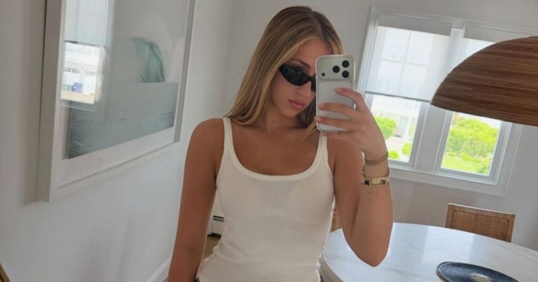 Tate McRae’s Teeny Tiny Lacy Slip Micro Minidress Rides High up Her Thighs