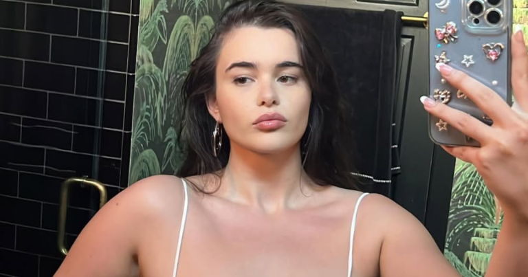 Barbie Ferreira Turns up the Heat in a Nude String Bikini That Almost Blends In