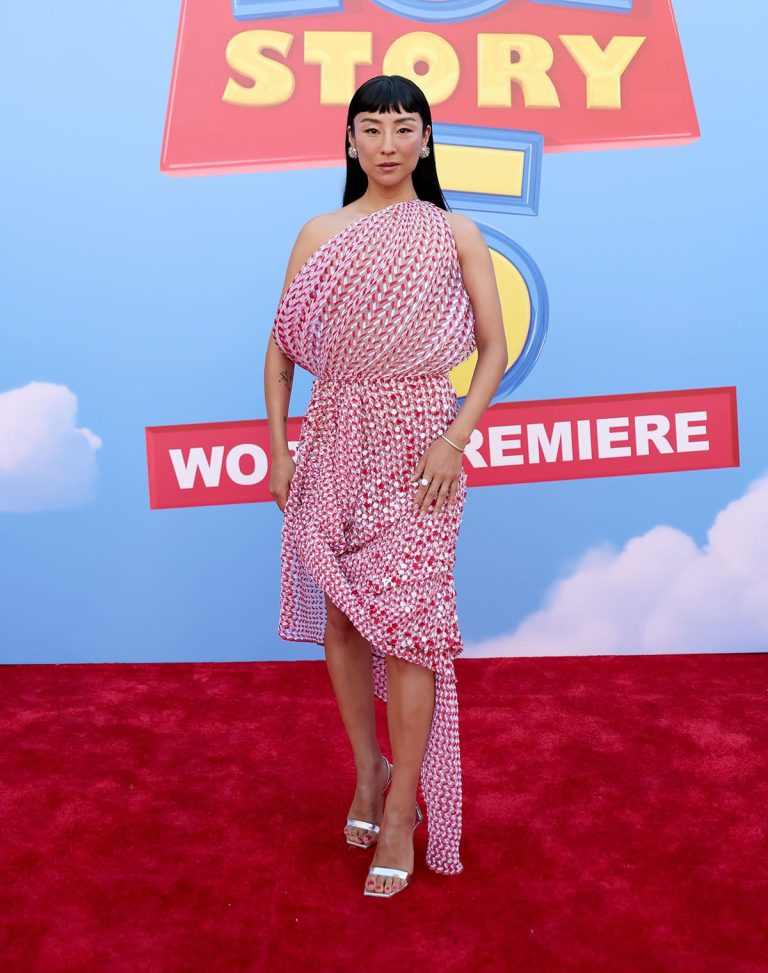 Greta Lee Chooses Dior Haute Couture For ‘Toy Story 5’ Premiere