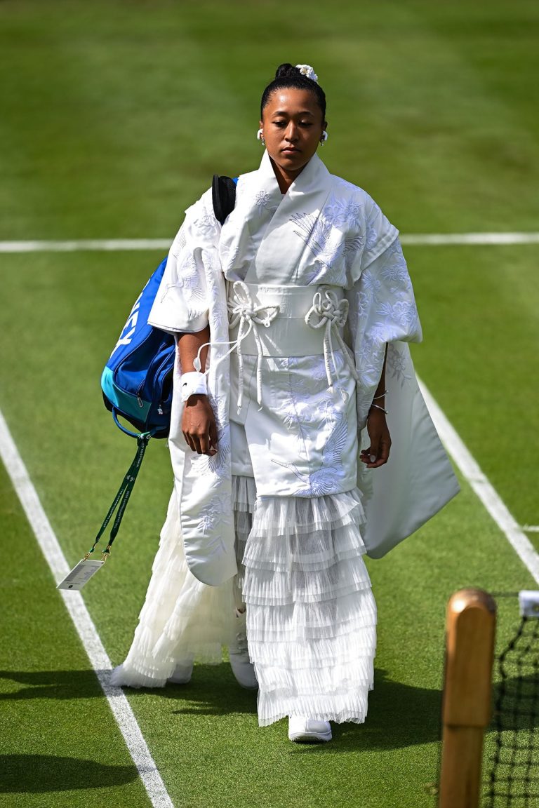 Naomi Osaka Honours Japanese Heritage In Hana Yagi Kimono