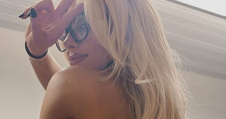 Liv Morgan Is a Straight-Up Beach Babe in a Tiny Thong Bikini