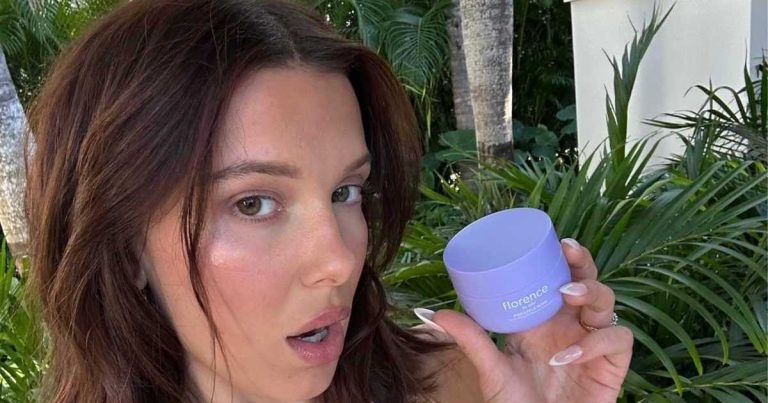 Millie Bobby Brown’s See-Through Pants Steal the Show Under Lacy Cami Top