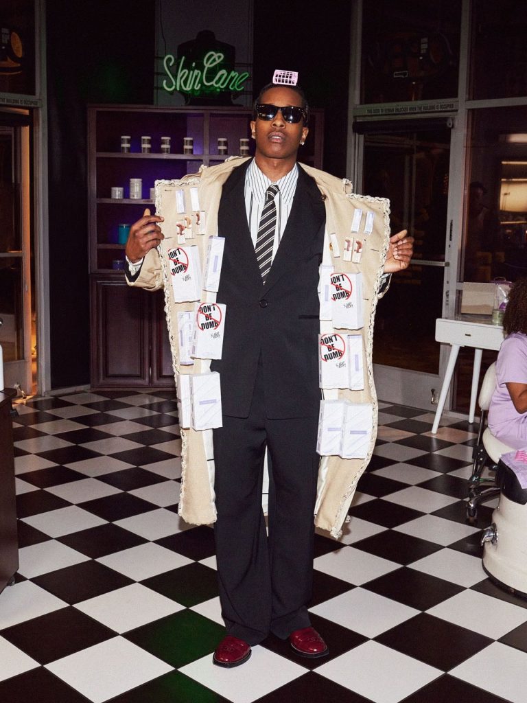 A$AP Rocky Turns Fenty Skin Launch Into A Fashion Moment