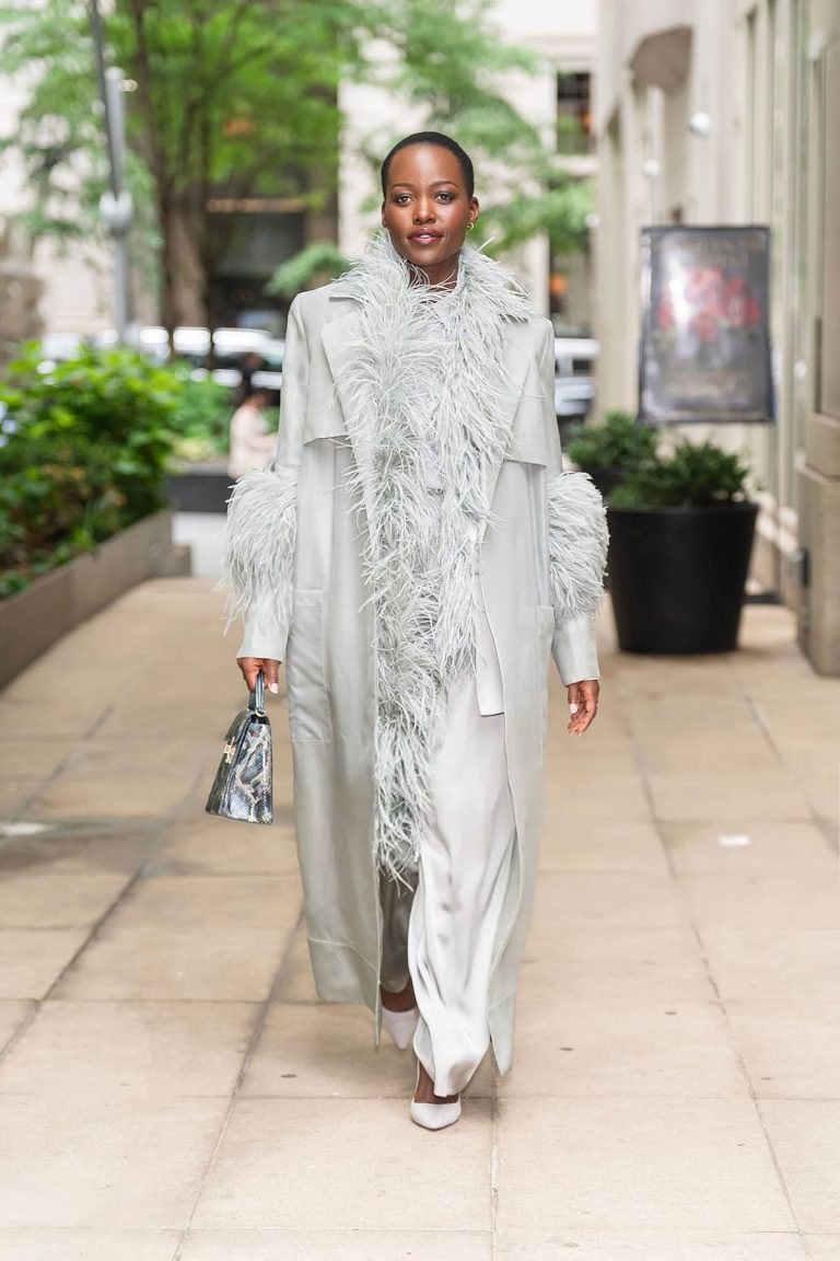 Lupita Nyong’o Makes A Stylish Return For ‘The Odyssey’