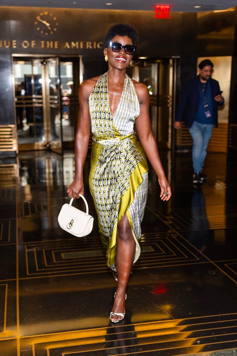 Lupita Nyong’o Reunites With Bold Prints In Silvia Tcherassi