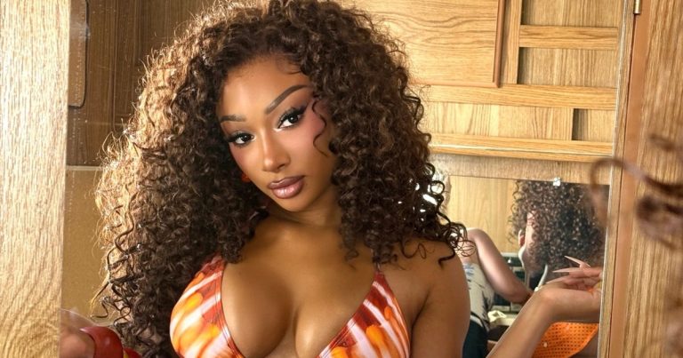 Megan Thee Stallion’s Body-Hugging Micro Minidress Rides High on Her Thighs