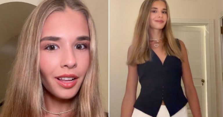 Kai Trump Is a ‘Hot New Bombshell’ in Tiny Micro Miniskirt & Plunging Top