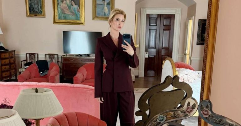 Ivanka Trump’s Plunging Cara Cara Micro Minidress Rides High on Her Thighs