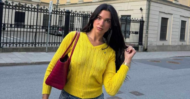 Dua Lipa’s Blinding Rabanne Micro Minidress Rides up Her Thighs