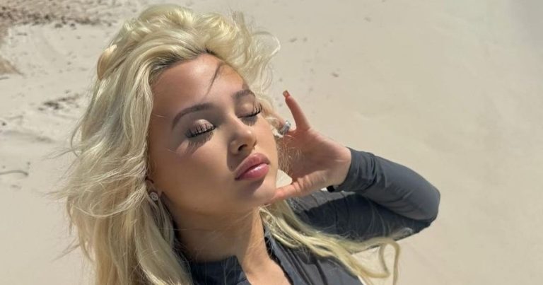 Alabama Barker’s Figure-Hugging Dress Clings to Her Curves in All the Right Places