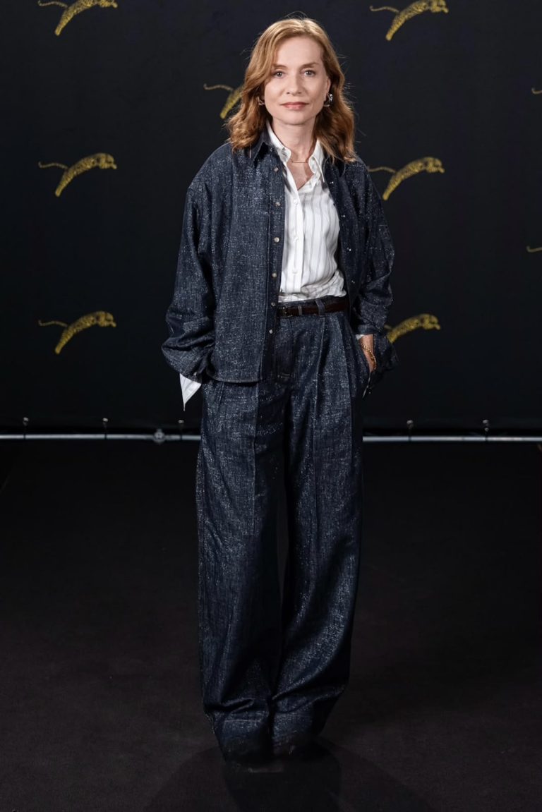 Isabelle Huppert Trades Balenciaga for Brunello Cucinelli at Locarno Film Festival