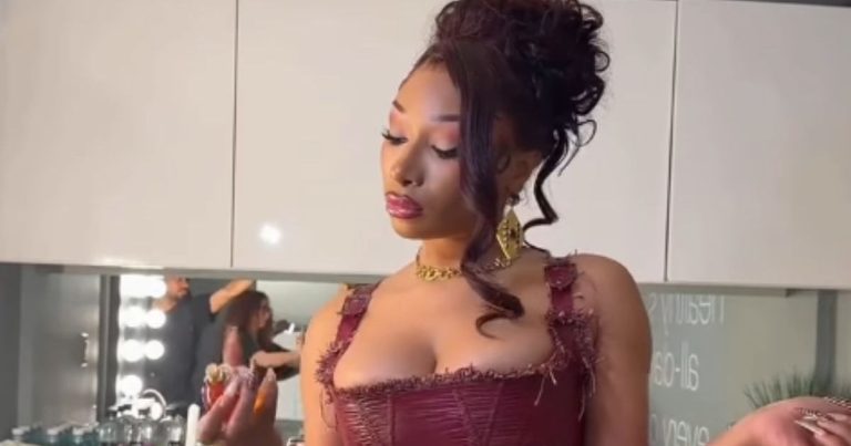 Megan Thee Stallion Boldly Bares It All in Nothing but Tiny Briefs