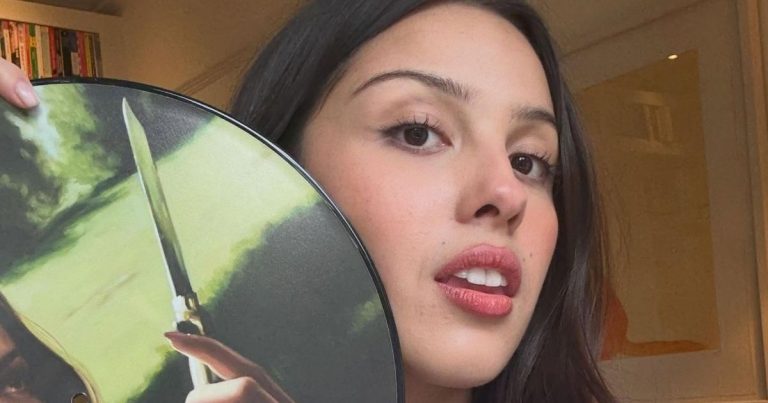 Olivia Rodrigo’s Plunging Versace Micro Minidress Rides High on Her Thighs