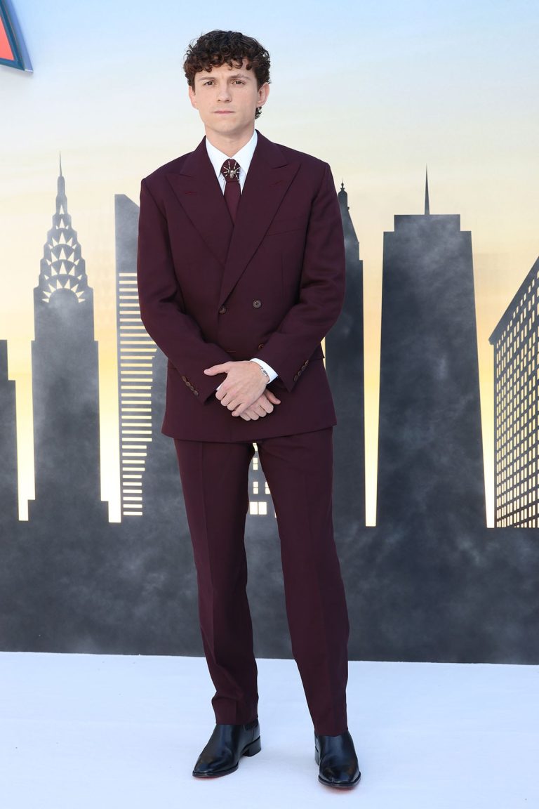 Tom Holland Ends Spider-Man Press Tour In Anderson & Sheppard