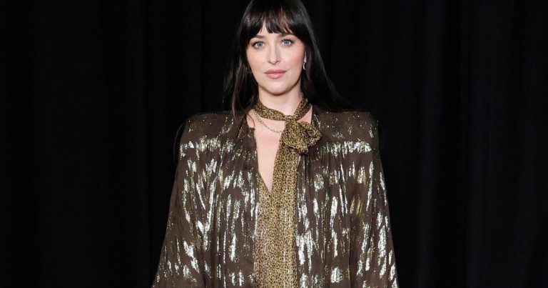 Dakota Johnson’s Plunging Cutout Dress Flaunts Her Curves at Every Turn