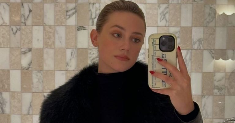 Lili Reinhart’s Red-Hot Valentino Dress Gets a Huge Back Cutout for ELLE