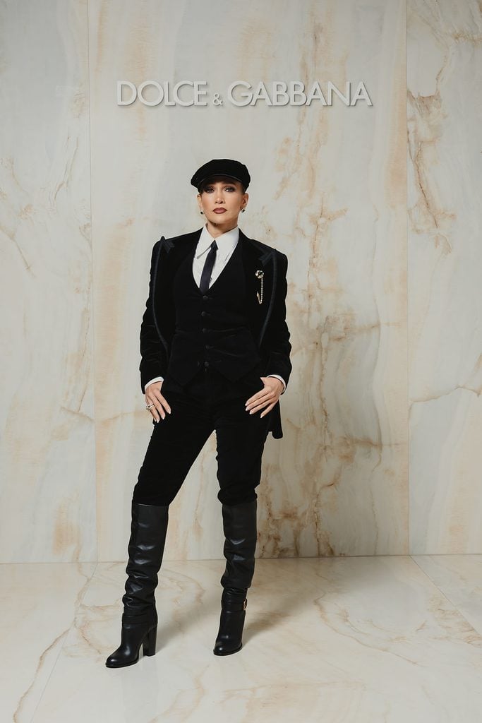Jennifer Lopez Swaps High Glamour for Dolce & Gabbana Tailoring