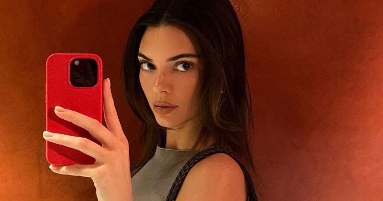 Kendall Jenner’s Nude Bodysuit Looks Like It Was Painted Onto Her