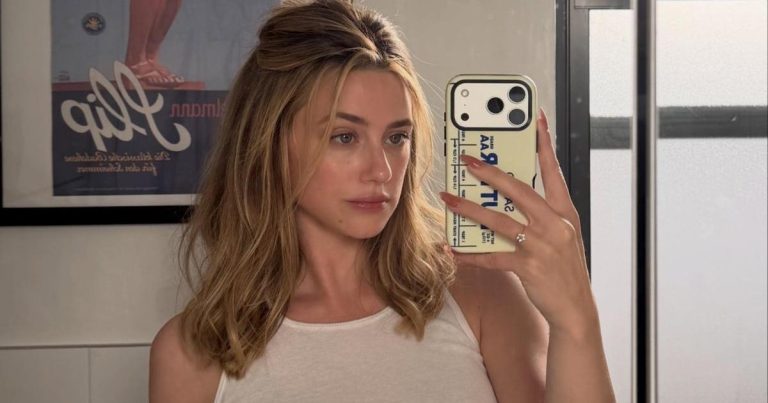 Lili Reinhart Becomes Kate Hudson in Plunging Gown & D’Orazio World Diamonds