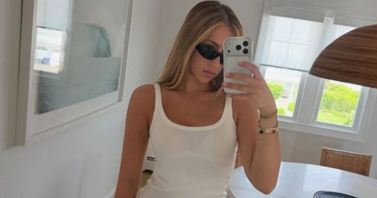 Tate McRae’s Coperni Bustier Top Hangs on for Dear Life by Its Collar