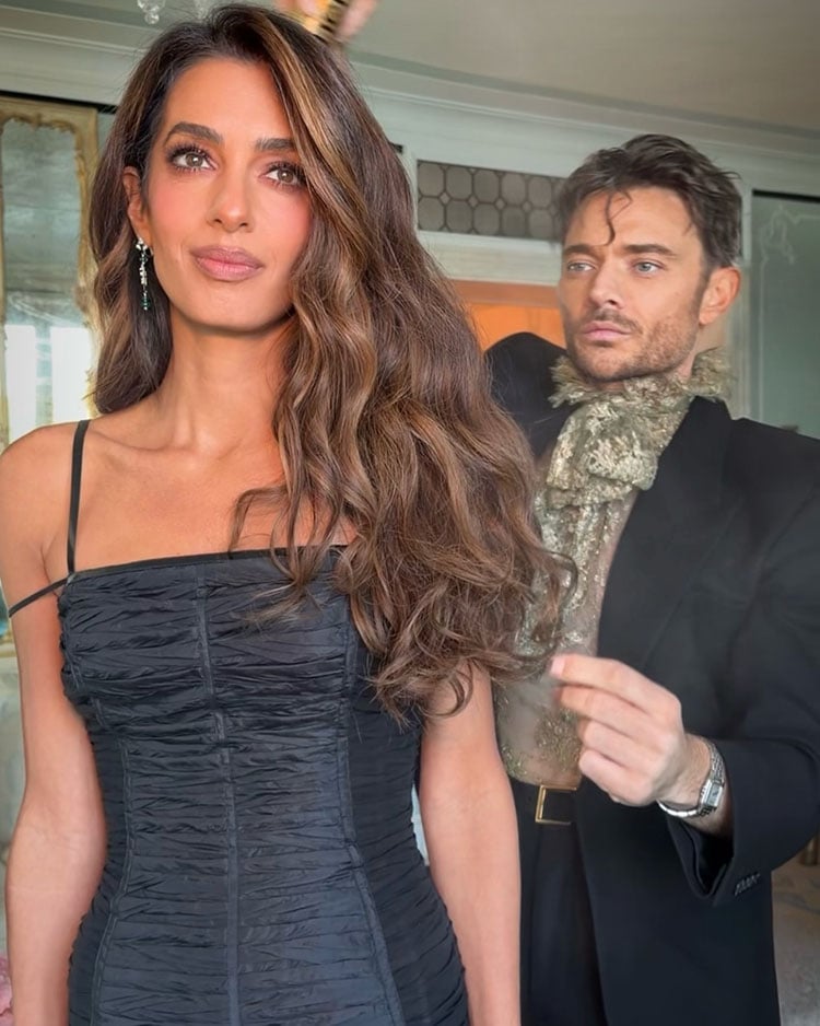 Amal Clooney’s Venice Glamour Courtesy of Charlotte Tilbury