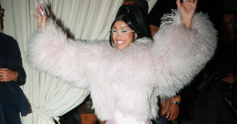 Cardi B’s Completely See-Through The Attico Skirt Is Nothing but Ribbons