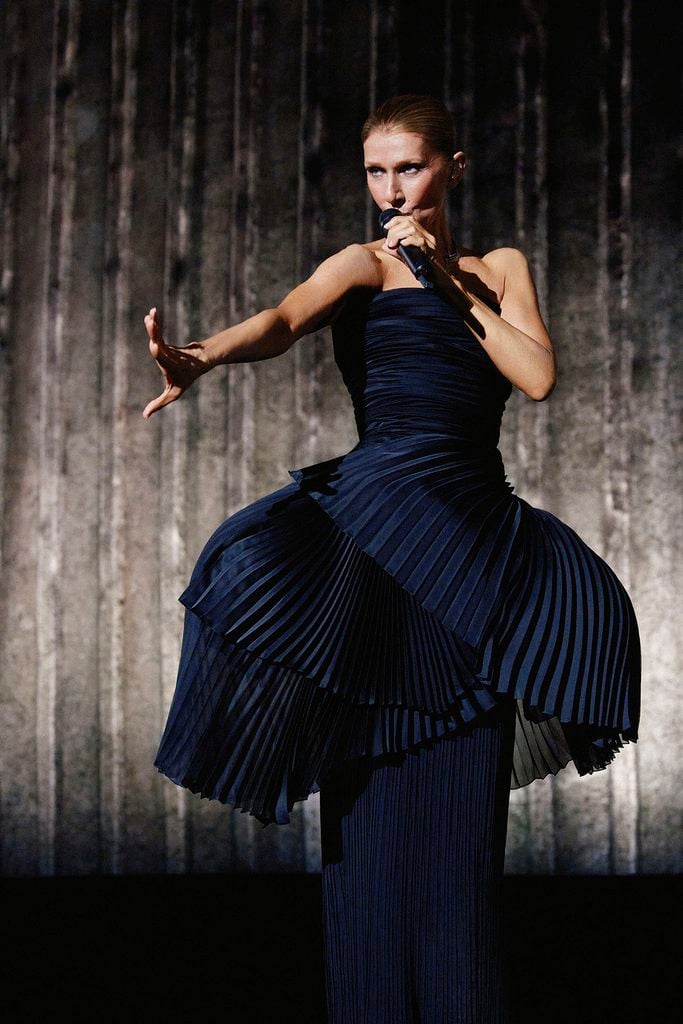 Céline Dion Makes Her Grand Return in a Couture Wardrobe