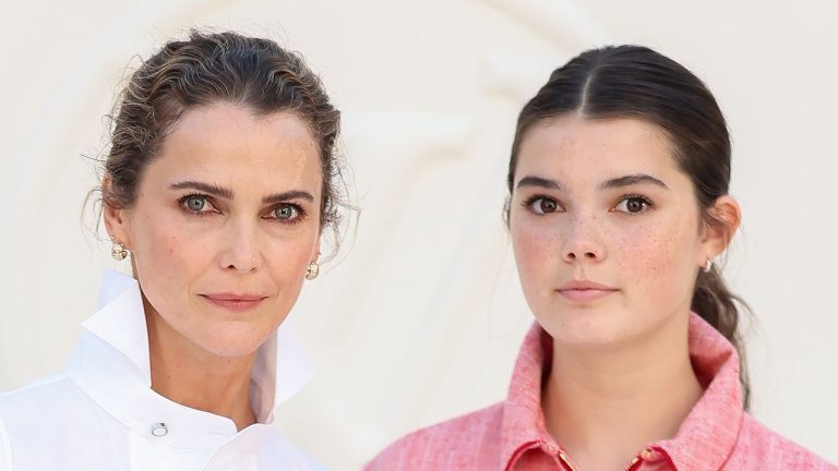 Keri Russell and Daughter Willa Wore Mini Skirts and Statement Tops 2 Different Ways at Paris Fashion Week