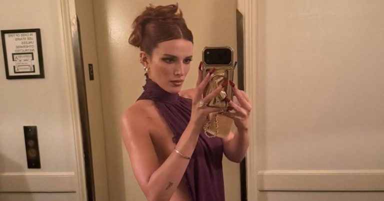 Bella Thorne Gets Wild in Skimpy Low-Cut Bra Top for Birthday Shoot
