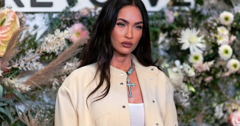 Megan Fox’s Figure-Hugging Red Bodysuit Leaves Her Curves Doing the Talking