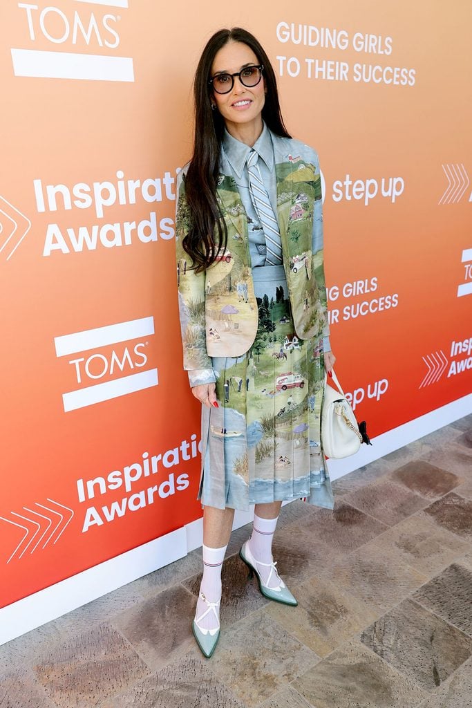 Demi Moore & Tallulah Willis Have a Thom Browne Mother-Daughter Moment