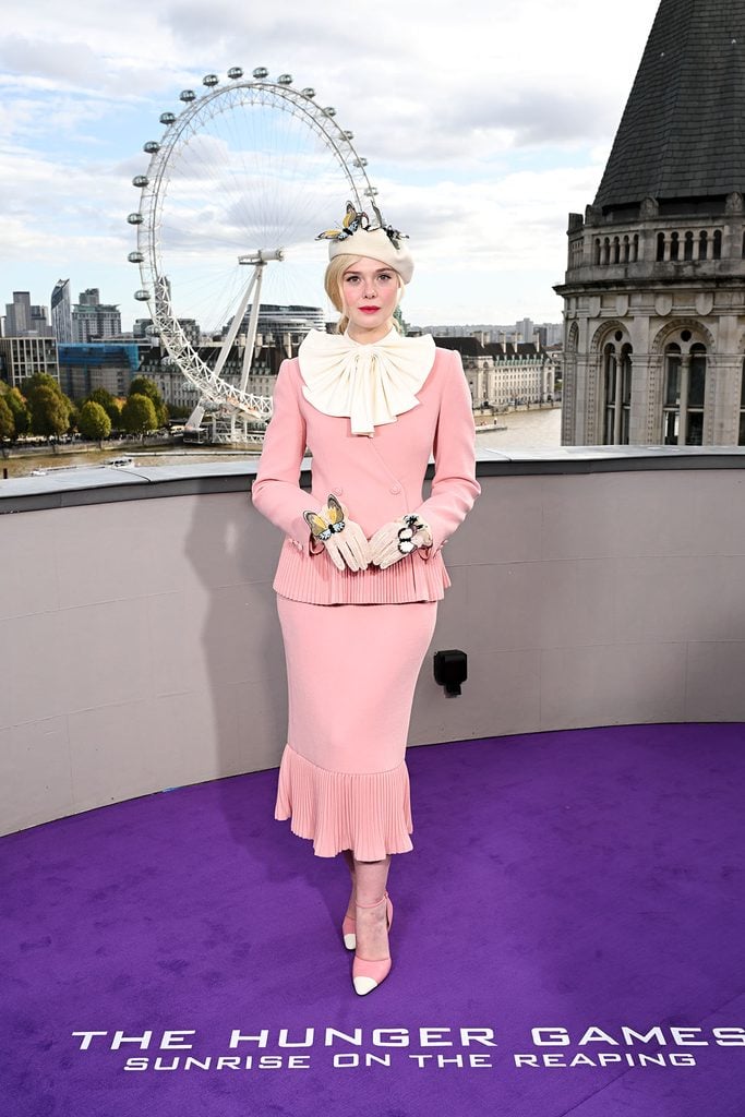 Elle Fanning’s Effie Trinket Wardrobe Just Keeps Getting Better