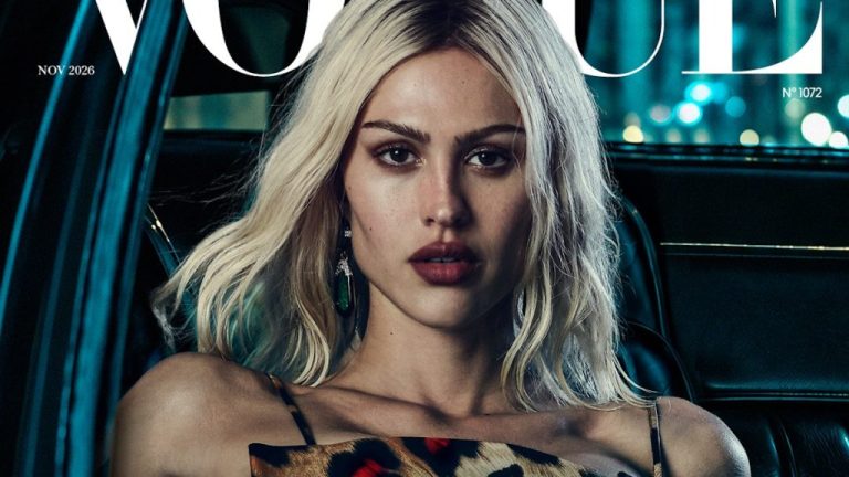 Amelia Gray Becomes the Ultimate Femme Fatale on the Cinematic Cover of Vogue France